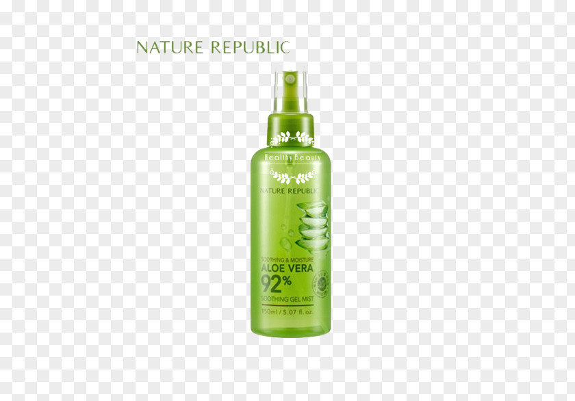 Natural Nature Park Promotion Aloe Vera Mist Skin Care Gel PNG
