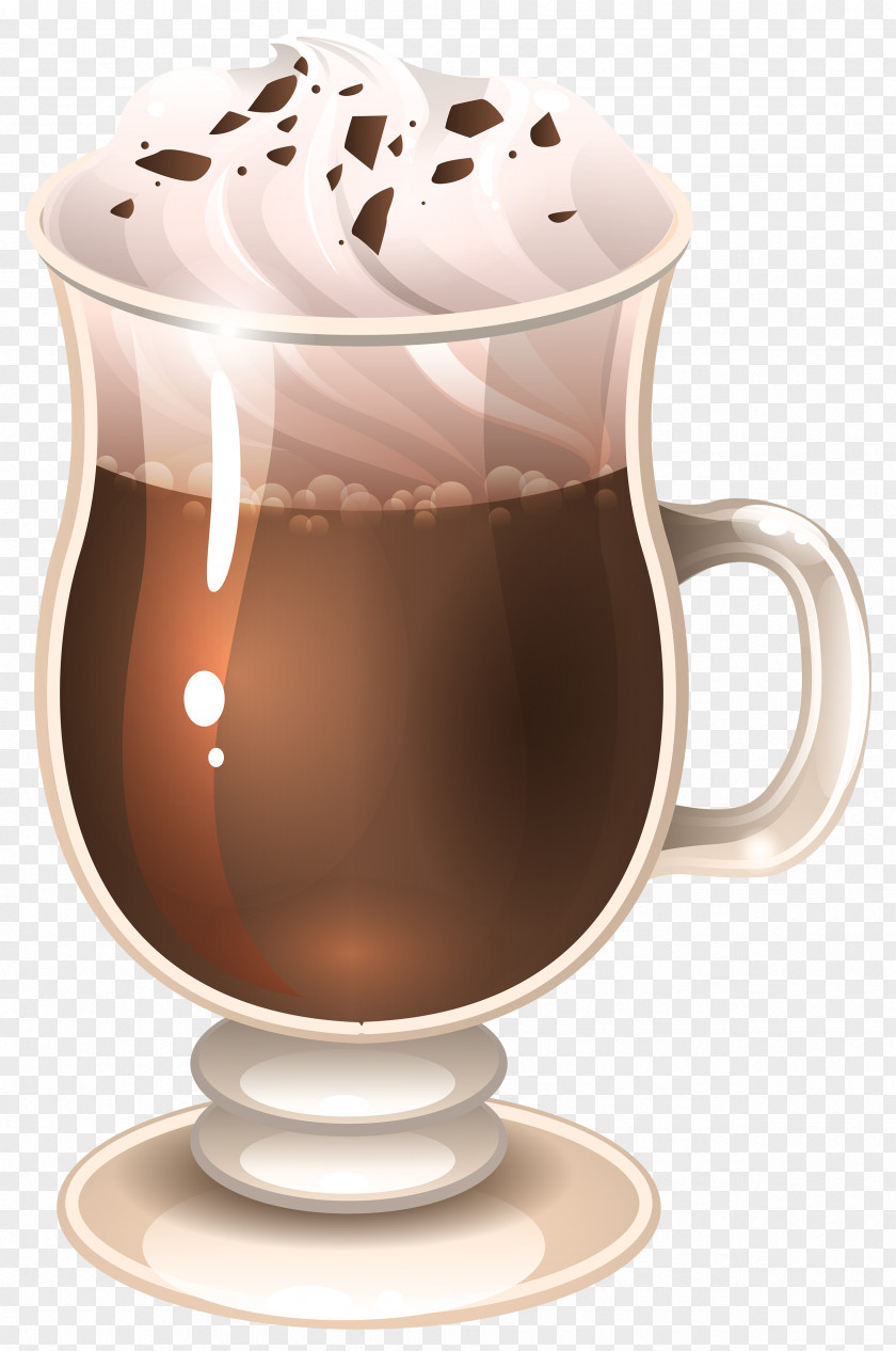 Cup Coffee Latte Milkshake Cappuccino Cocktail PNG