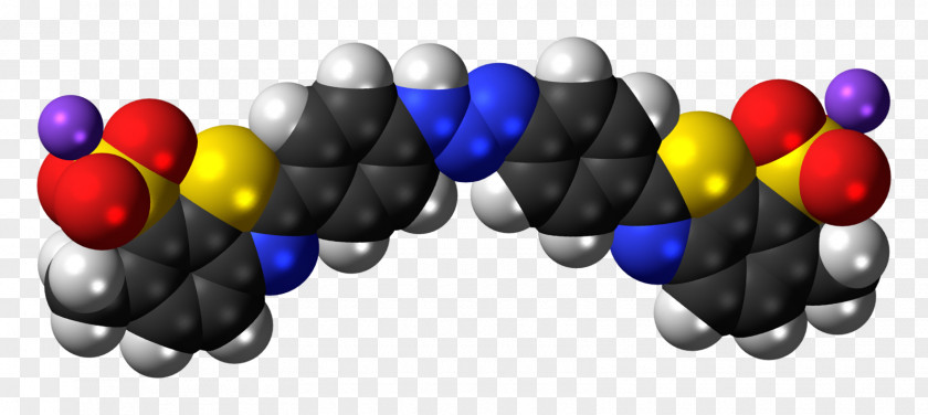 Sodium Sulfate Titan Yellow Dye Color Chemical Compound PNG