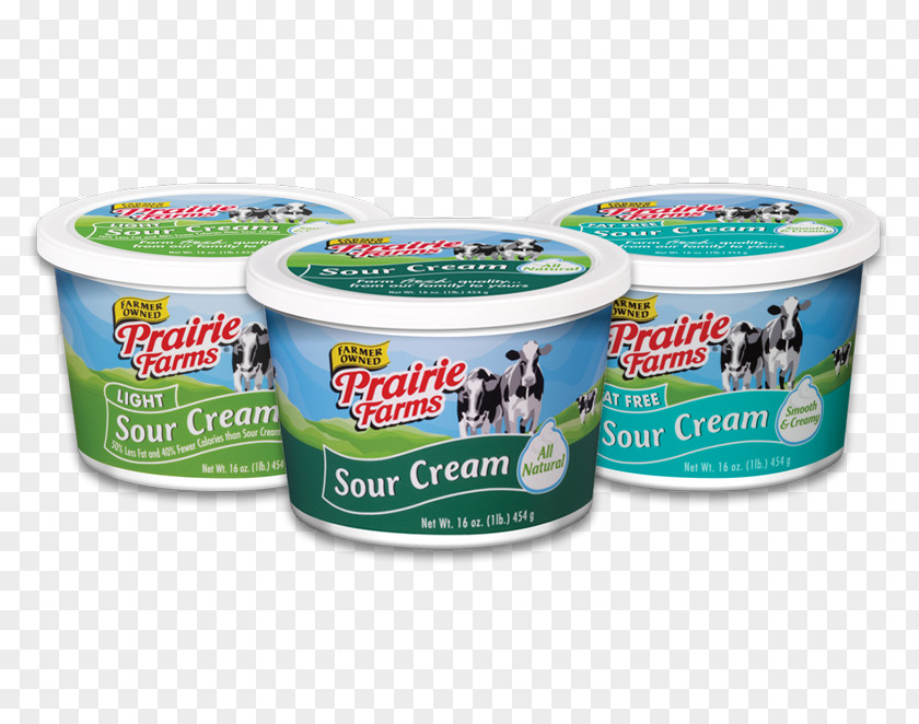 Sour Cream Dairy Products Prairie Farms Flavor PNG