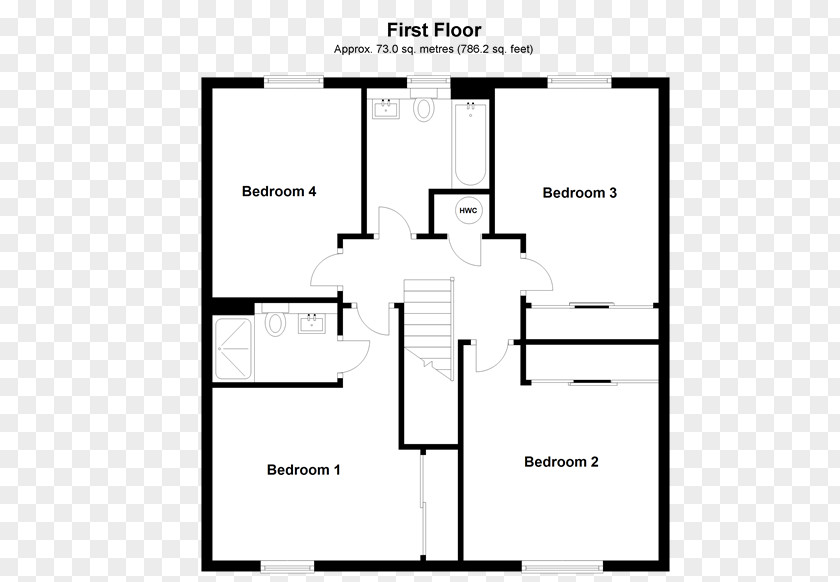 Apartment Floor Plan Open Storey PNG
