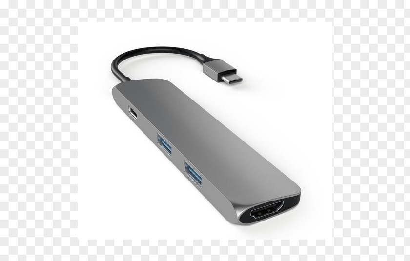 Laptop MacBook Pro USB-C Satechi Type-C Multi-Port Adapter PNG