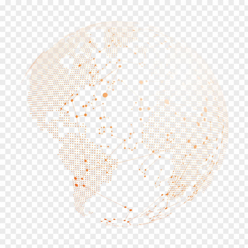 Vector Earth And Dots Symmetry Pattern PNG