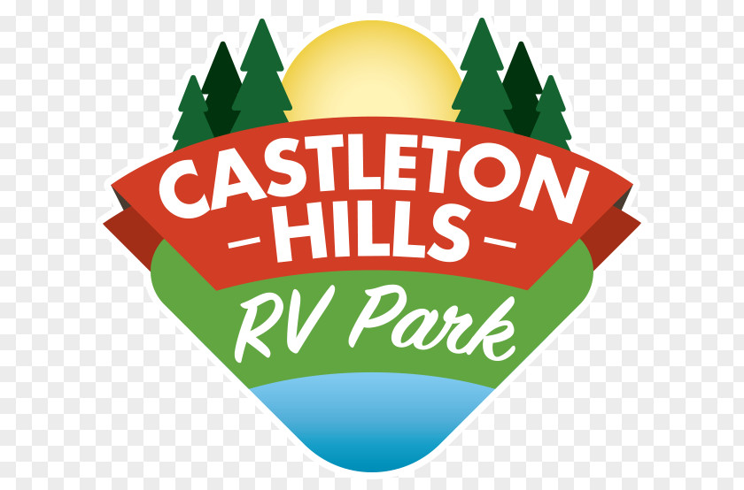 Campsite Castleton Hills RV Park Camping Caravan Logo PNG