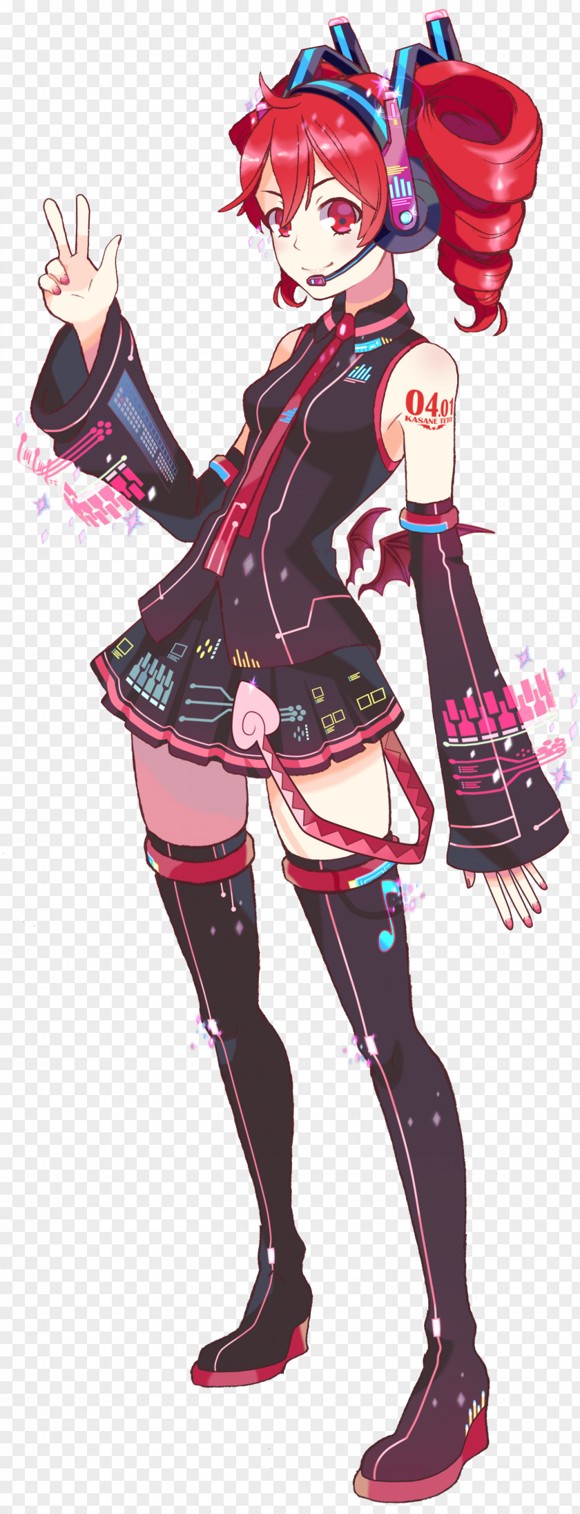 Cybernetic 重音Teto Artist Vocaloid PNG