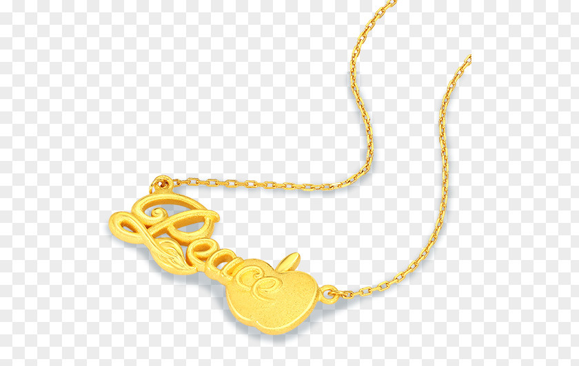 Gold Necklace Designer PNG
