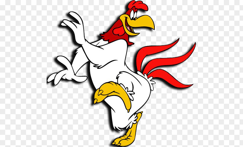 Rooster Foghorn Leghorn Chicken Decal Bumper Sticker PNG