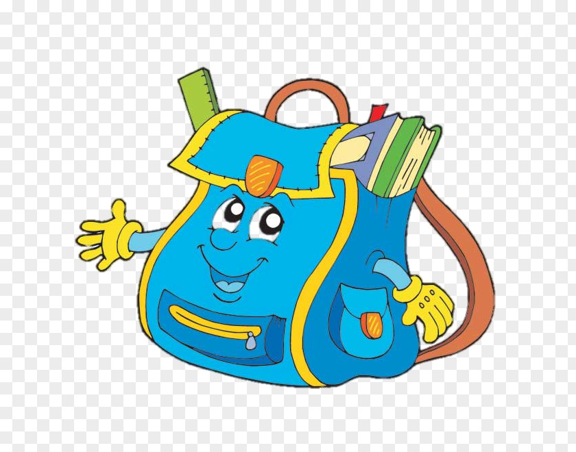 Toy Cartoon School Bag PNG