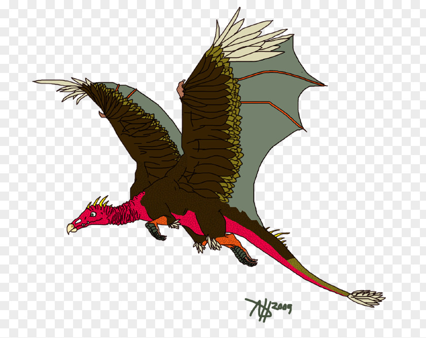 Turkey Vulture Eagle Dragon Illustration Clip Art PNG