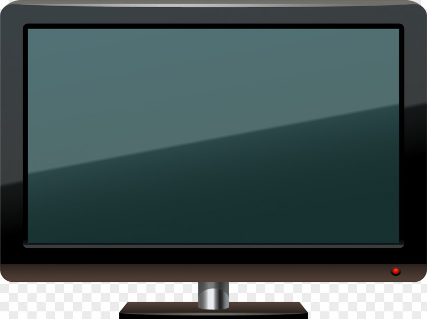 Vector Hand-drawn Computer LED-backlit LCD Television Set Monitors Multimedia Output Device PNG