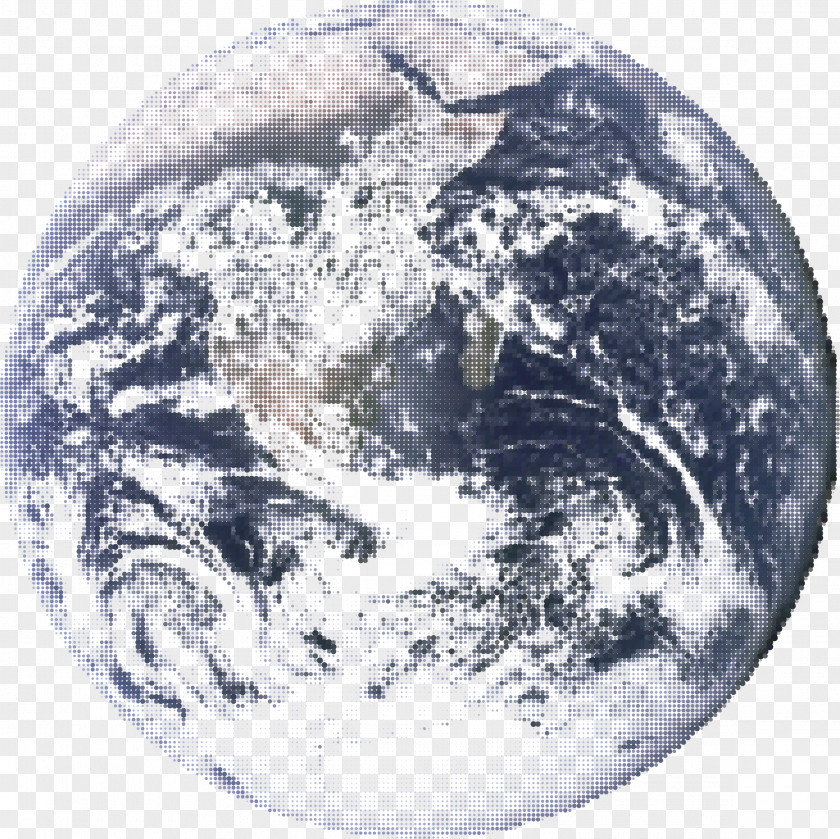 Mosaic Earth The Blue Marble Climate Change Planet Apollo 17 PNG