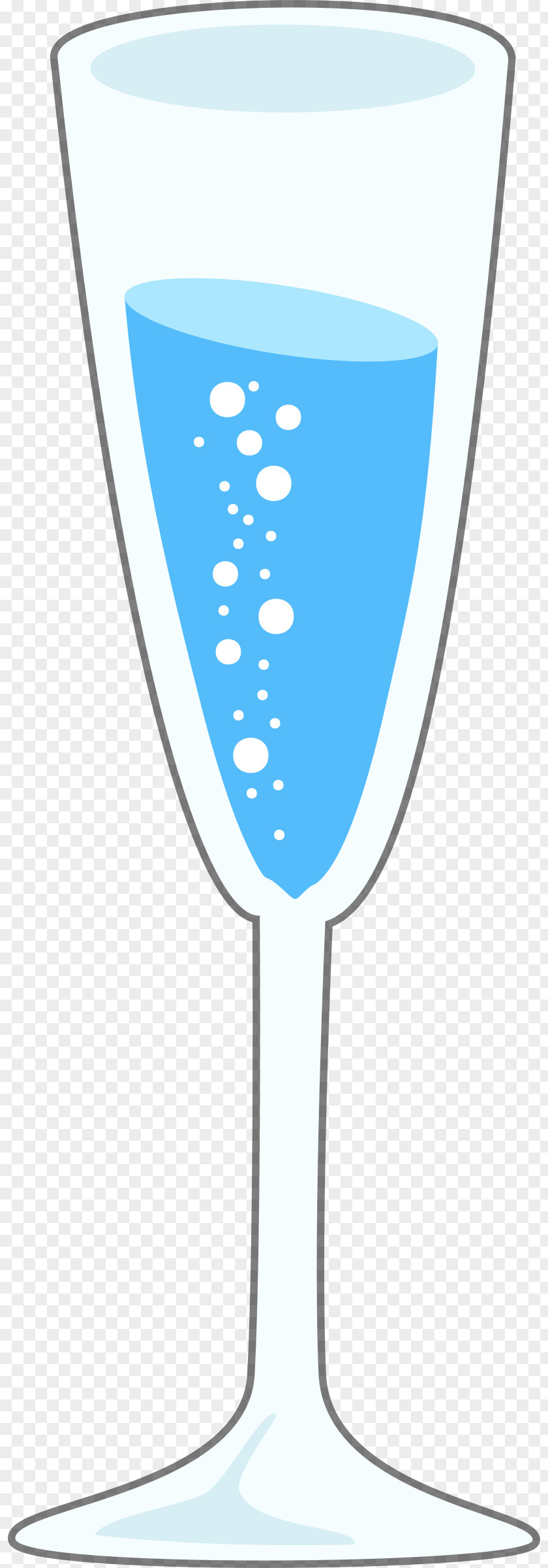 Sparkling Carbonated Water Champagne Glass Clip Art PNG