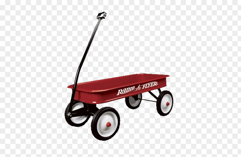 Toy Radio Flyer Wagon Car PNG