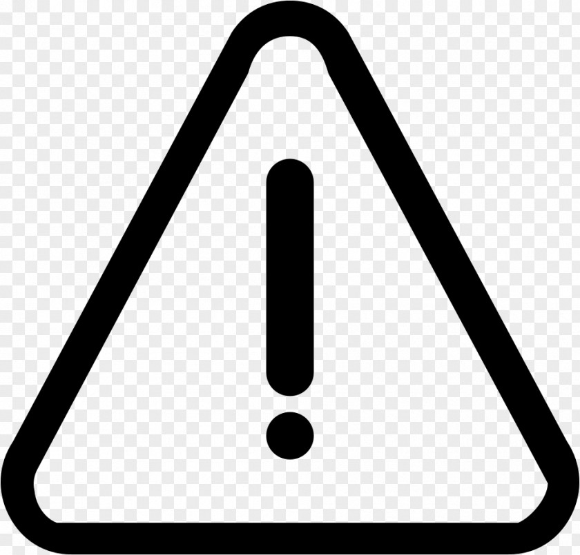 Warning Sign Font Computer PNG