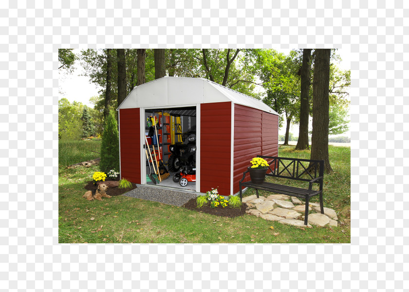 Garden Shed Steel Building Barn Shade PNG