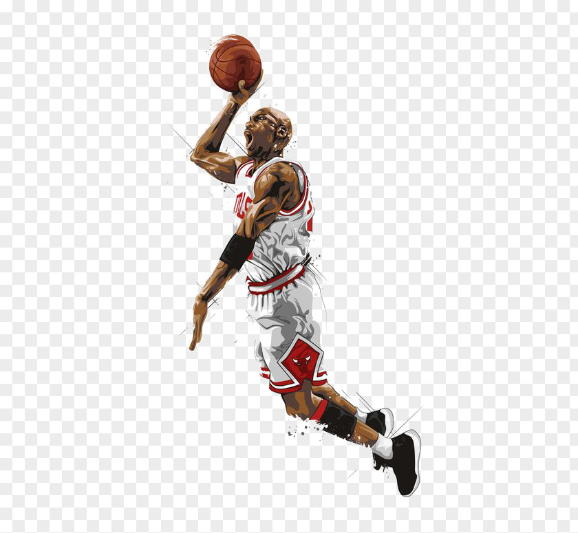 Hand-painted Basketball Player Chicago Bulls NBA North Carolina Tar Heels Men's Minnesota Timberwolves PNG