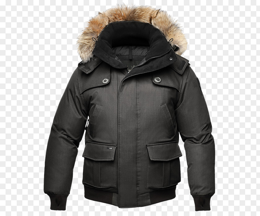 Jacket Flight Down Feather Parka Fur PNG