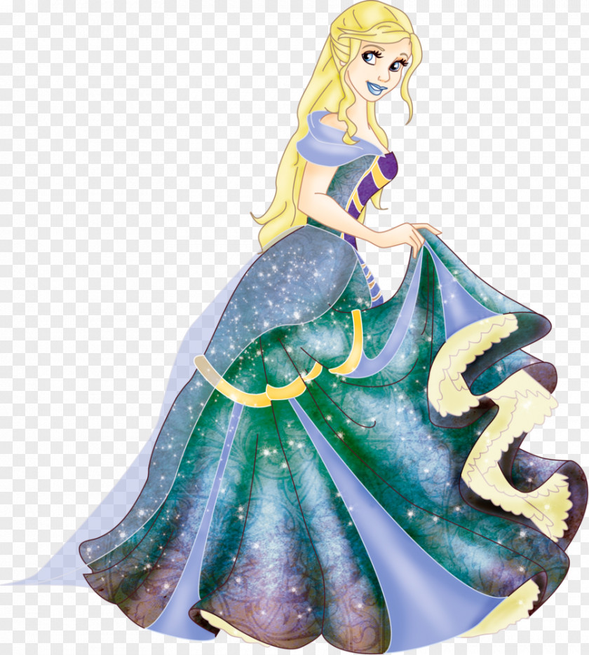 Princess Cartoon Costume Design Figurine Legendary Creature PNG