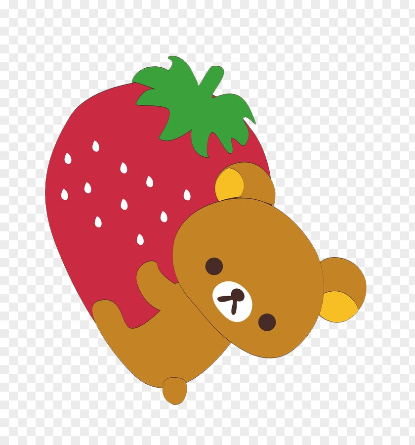 Red Strawberry Cartoon Cuteness U0e01u0e32u0e23u0e4cu0e15u0e39u0e19u0e0du0e35u0e48u0e1bu0e38u0e48u0e19 PNG
