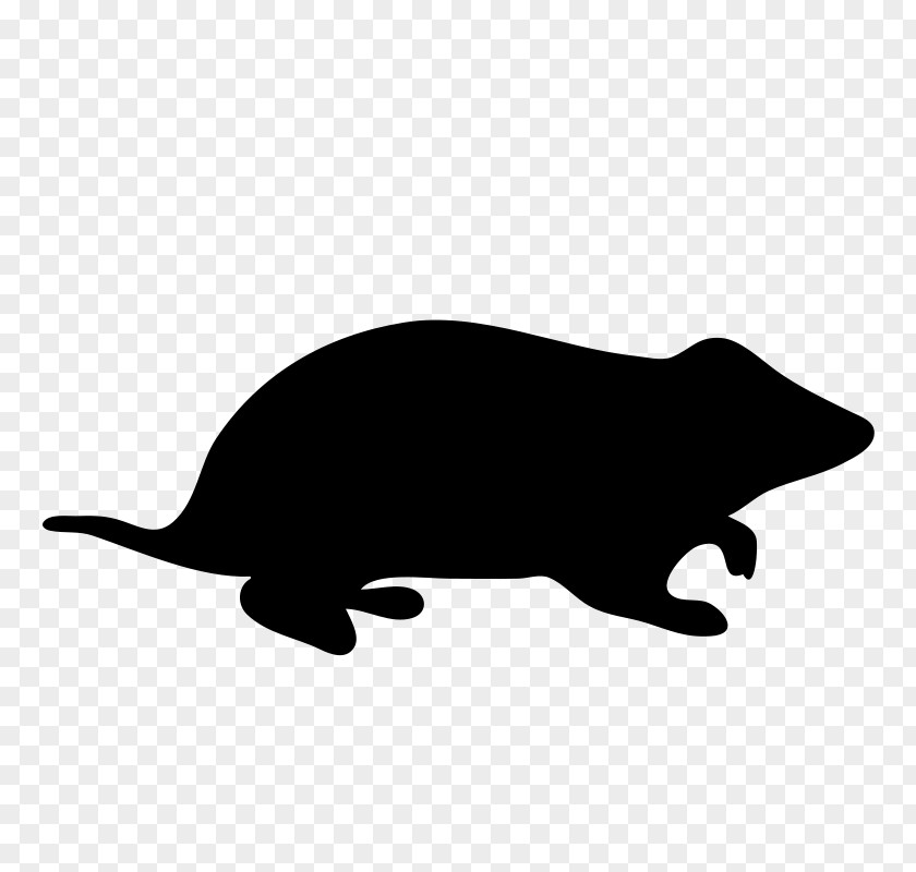 Silhouette Hamster Rodent Clip Art PNG