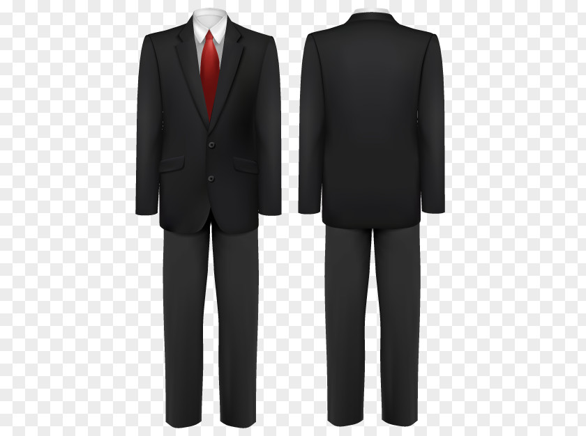 Vector Suit Template PNG