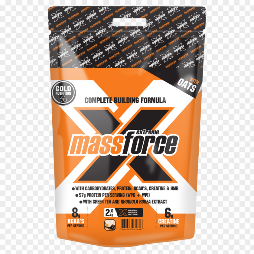 Weight Force Gold Nutrition Mass Extreme 2 Kg Dietary Supplement Osteocomplex Clinical 20 Sobres Gel 40 Gr PNG