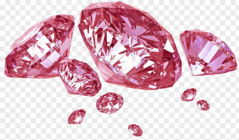 Diamond Cut Clarity Gemstone Pink PNG