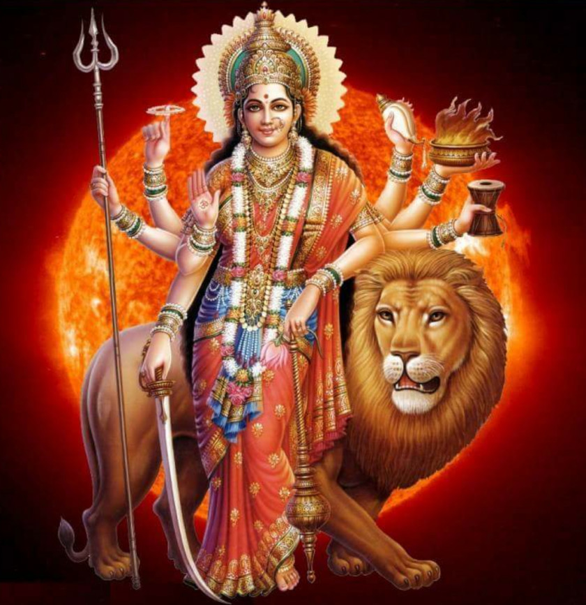 Durga Maa Shiva Parvati Kali Puja PNG