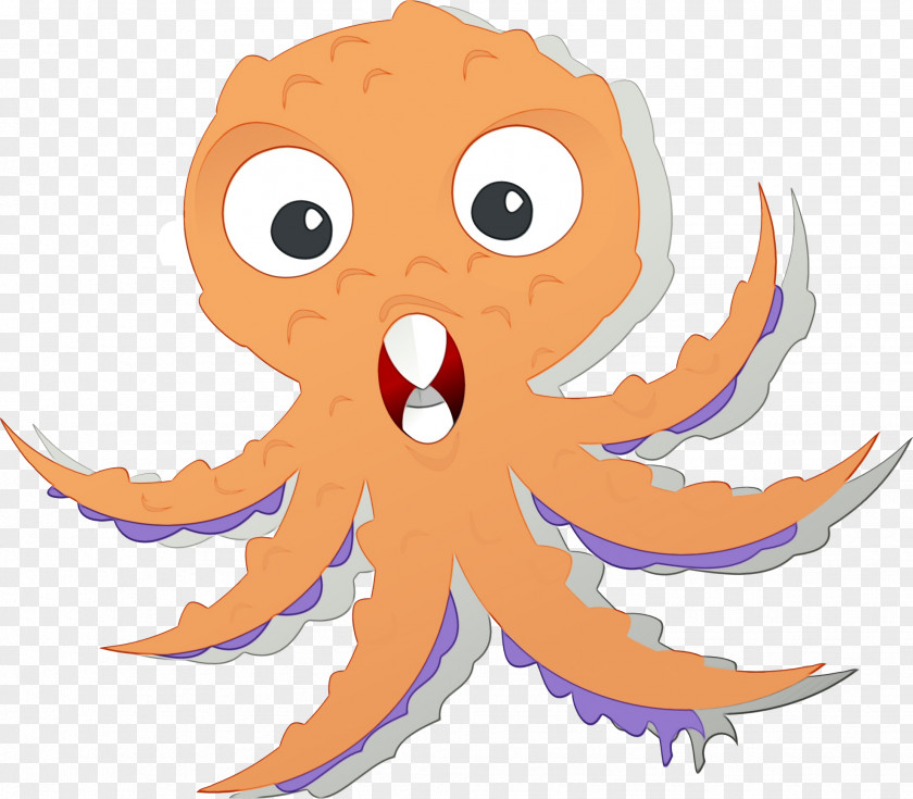 Eye Giant Pacific Octopus Cartoon PNG