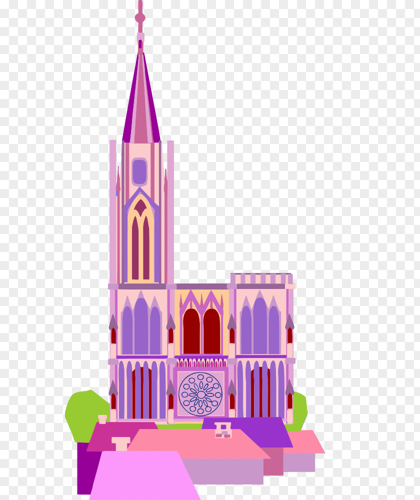 Fairy Tale Church Clip Art PNG