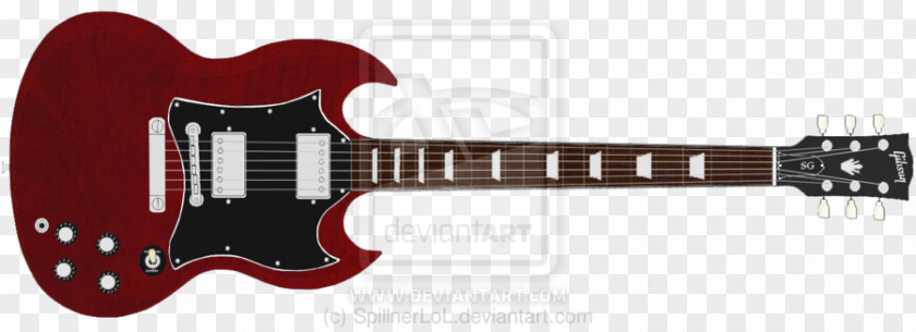 Guitar Drawing Gibson SG Electric Brands, Inc. Les Paul PNG