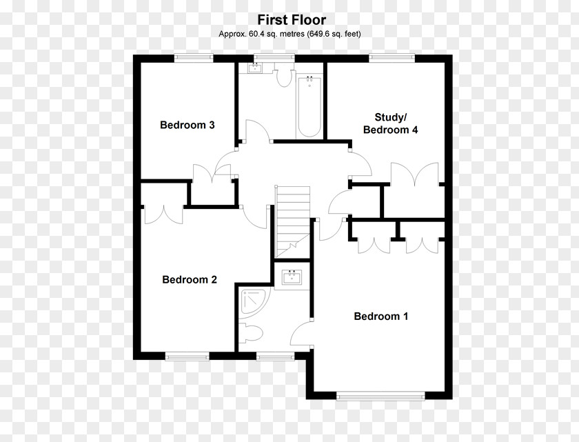 House Floor Plan Marylebone Chellaston Ashington PNG