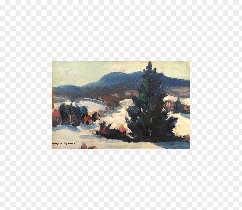 Painting Watercolor Landscape American Impressionism PNG