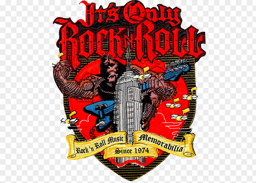 Poster It's Only Rock 'n Roll Music Graphic Design PNG music design, design clipart PNG