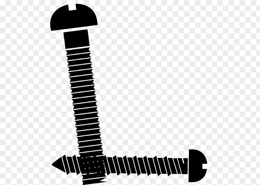 Screw Fastener Bolt Nut Clip Art PNG