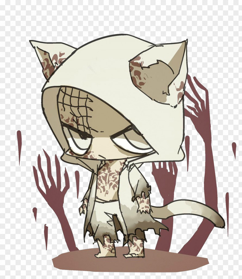 Sebastian The Evil Within Cat Fan Art Drawing PNG