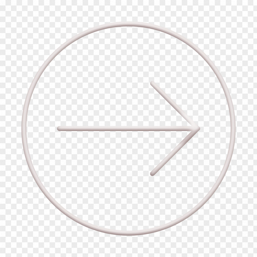 Thin Icon Small Arrow Circle Detour PNG