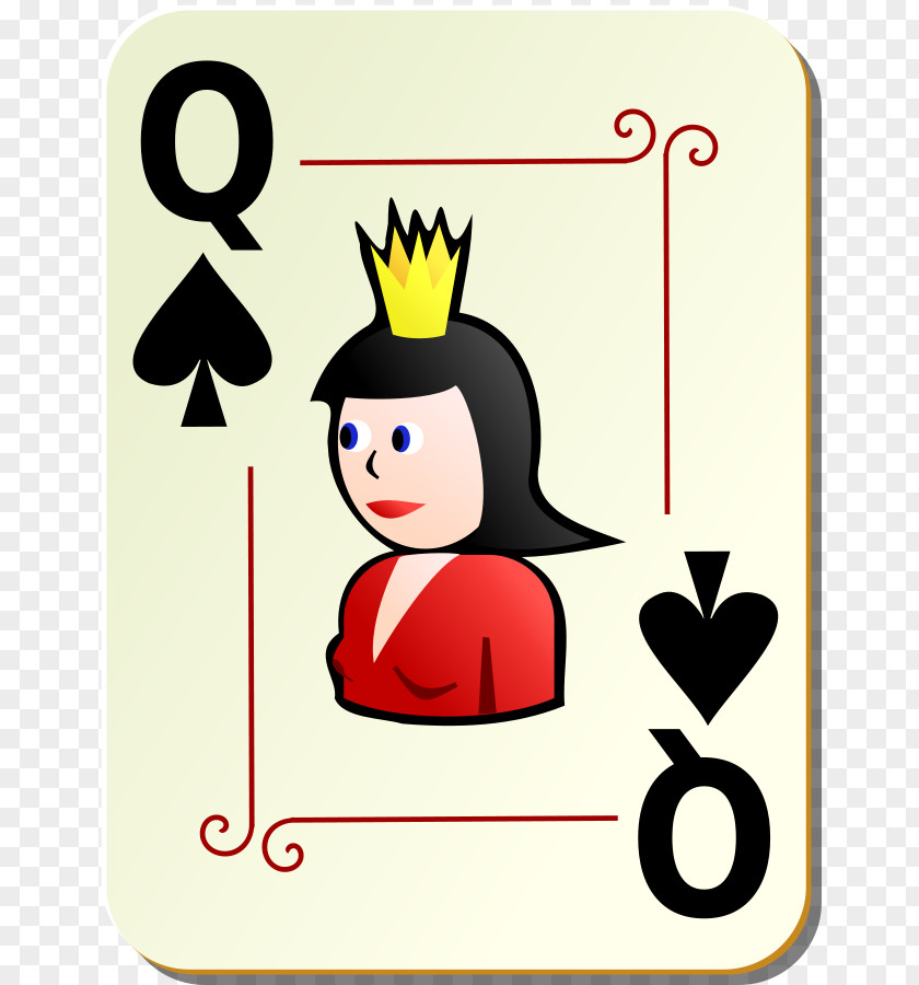 Ace Of Spades Clipart Queen Hearts Playing Card Clip Art PNG