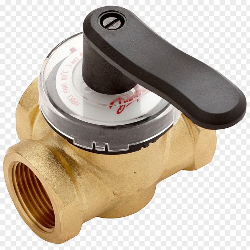 Brass Danfoss Globe Valve Tap Control Valves PNG