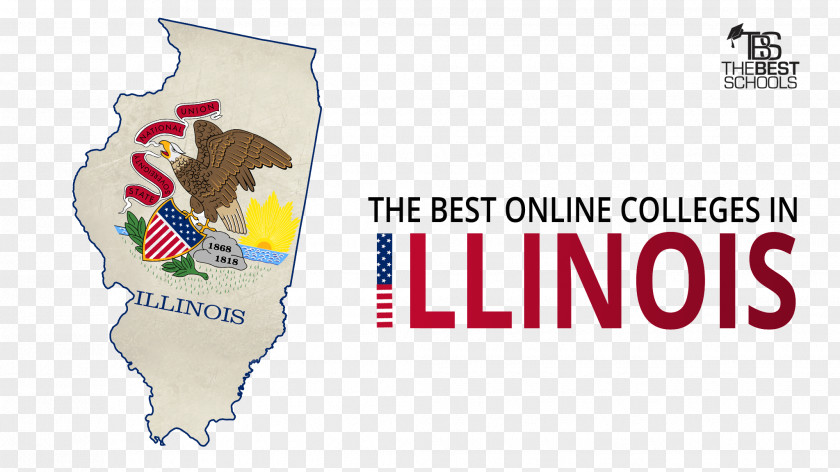 Flag And Seal Of Illinois Logo Cornhole Brand PNG