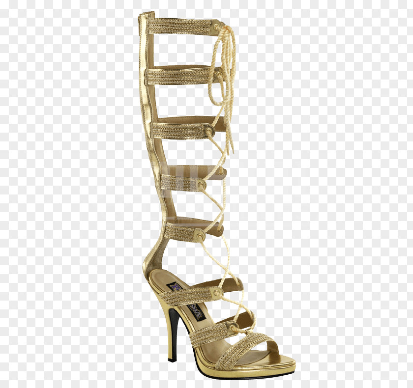 Gladiator Sandals High-heeled Shoe Sandal Boot Calisto PNG