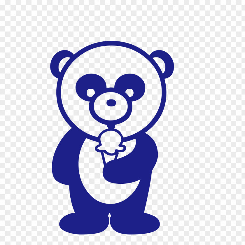Panda Giant T-shirt Paper Decal Sticker PNG