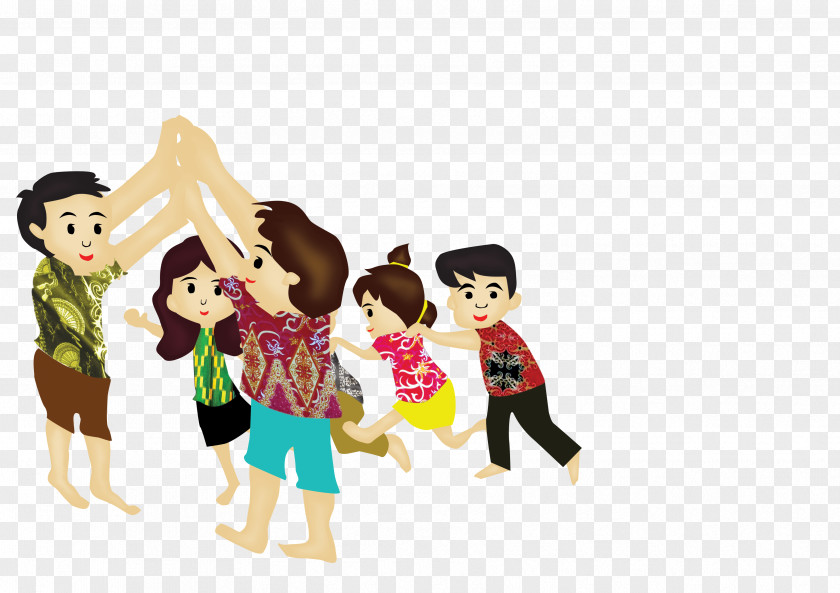 Play Gesture Happy Family Cartoon PNG