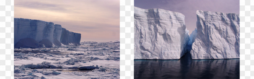 Antarctic Iceberg Photograph 09738 Ice Watercolor Painting Glacial Landform PNG