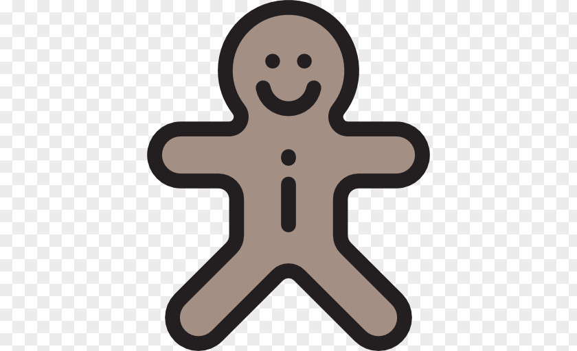 Gingerbread Man Cartoon Line Clip Art PNG