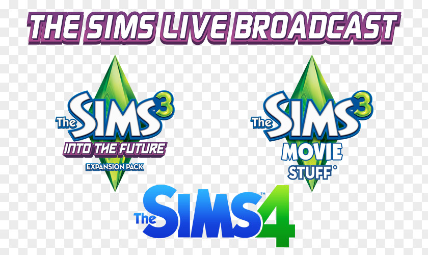 Live Broadcast The Sims 3: University Life Logo Brand Font Strategy Guide PNG