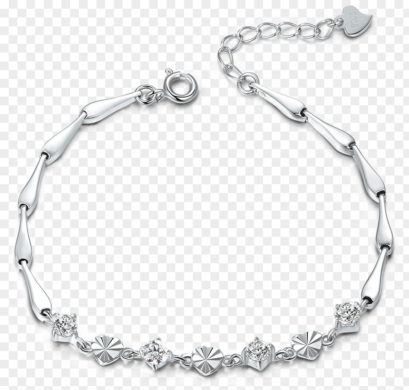 Necklace Charm Bracelet Anklet Silver PNG