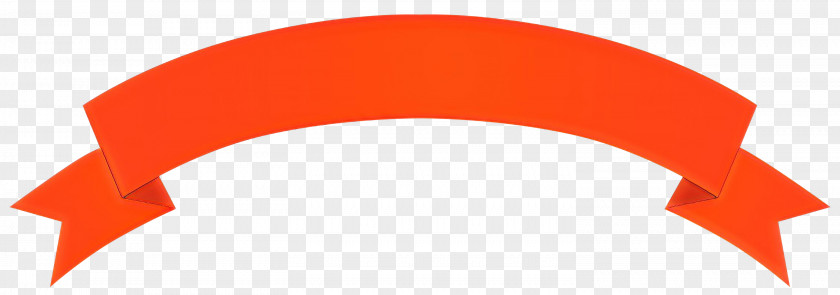 Orange Ribbon Background Banner PNG