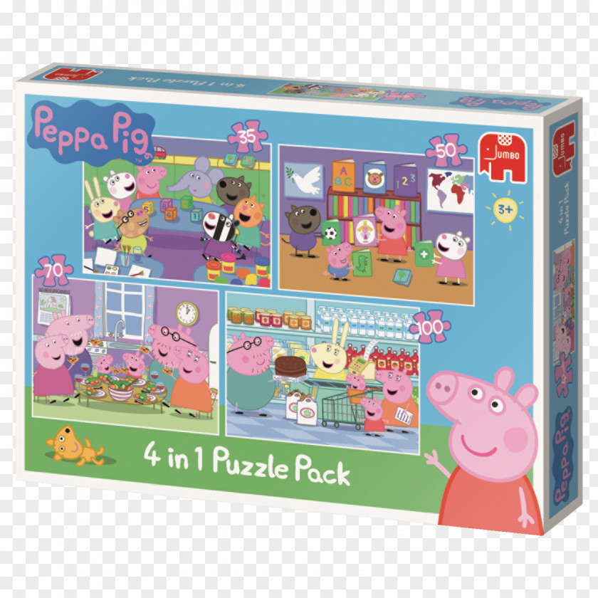 PEPPA PIG Jigsaw Puzzles Educational Toys Playset PNG