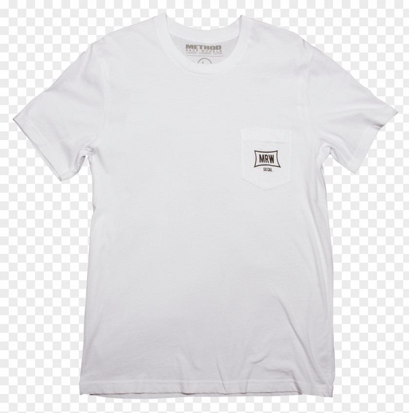 Shirt Pocket T-shirt Sleeve Top White PNG